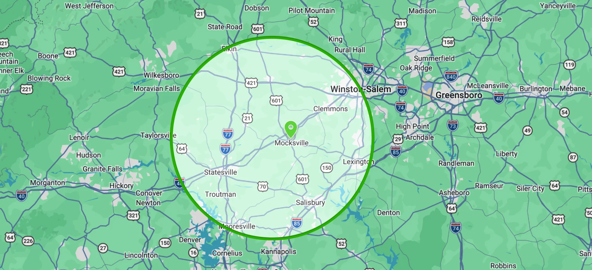 Map Form Full Width Frame